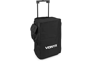 Vonyx SC12B Housse pour Enceinte 12 Pouces - Convient aux Enceintes Vonyx Série AP & VSA, Idéale pour Abriter vos Enceintes de la Pluie et de l'Humidité