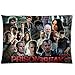 Produktbild Futefew Soft Pillow Case Cover 20*30 Inch (Twin sides)Zippered Pillowcase Famous American TV Show Prison Break Season One Character Pattern Popular Design