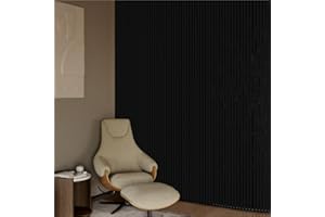 Grace Baltic Panneaux muraux en MDF, acoustiques, décoration murale intérieure, décalcomanie murale, matériau MDF 3D / 0,81 m², panneau de 135 x 60 x 1 cm, épaisseur 1 cm (02)