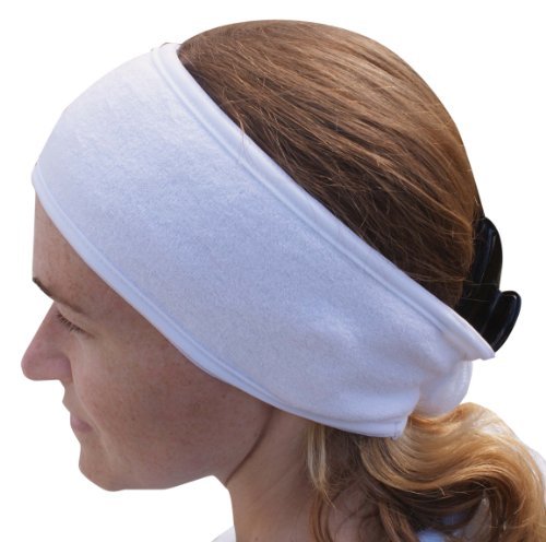 White Towelling Headband