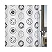 Produktbild Spirella Duschvorhang Textil Time Black, Vers. Größen 120 x 200 cm