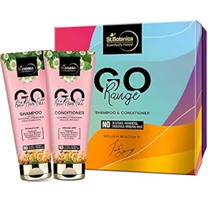 StBotanica Go Anti Hair Fall Shampoo + Conditioner, 200ml Each, No SLS/Sulphate, Paraben, Silicones, Colors
