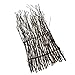 Produktbild Dolity Gartenzaun Zierzaun Friesenzaun Lattenzaun Gartenpalisade - Braun, 30x11cm