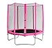 Produktbild SixBros. SixJump 1,85 M Gartentrampolin Pink Trampolin - Sicherheitsnetz TP185/1565