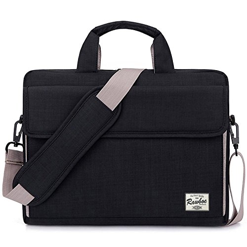 Rawboe® 13.3 Zoll Smart Oxford Laptop Computer Tasche Messenger Bag, mit Schultergurt, Griff & Mehreren Taschen für Surface Pro 4, MacBook, Tablet, iPad und Laptop (13.3 Zoll, Royal Braun) - 5