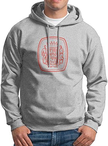 University Of Hartford Custom Pullover Fleece Hoodies 100% Cotton Sweatshirt For Men -  Grey -