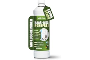 BIO-CHEM CLEANTEC bio-chem - Odblokowanie odpływu 1L - ekspresowa formuła niezwykle skuteczna w walce z zatorami i włosami - do prysznica, wanny, szamba, umywalki, kuchni, syfonu