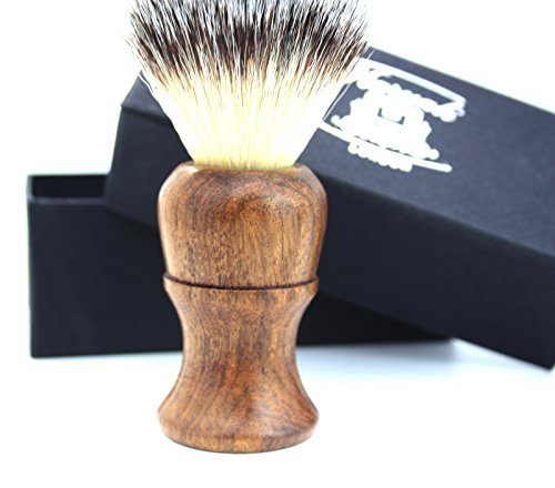 Haryali London Mens Shaving Brush with Synthetic Badger Hair Bristles Comes in Box - Image 5