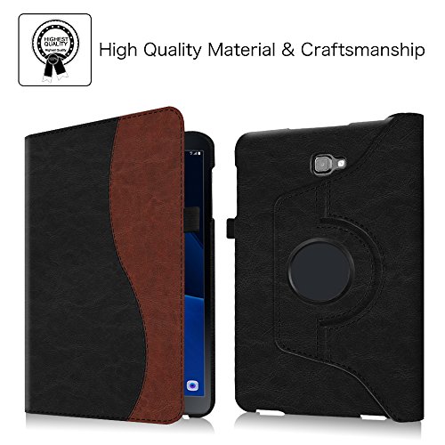 Fintie Samsung Galaxy Tab A 10.1 Hülle – 360° Drehbarer Stand Smart Cover Case Schutzhülle Tasche Etui mit Ständerfunktion Auto Schlaf / Wach Funktion für Samsung Galaxy Tab A 10,1 Zoll T580N / T585N Tablet (2016 Version), doppelfarbig - 2