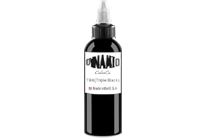 DLDN01 Schwarze Tattoo-Tinte - Neueste Stammes Färbung Permanent Body Make-up Super Schwarz (120 ML)