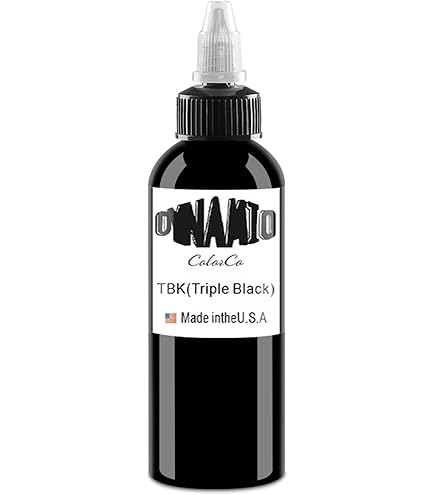 Encre Noire Pour Tatouage Professionnel - Flacon 30ml (1oz) - Concentré, Couleur Stable - Pour Liner Et Shading