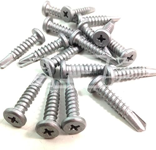 250, 5.5 x 19mm Pancake Head TEK TEC Carbon Steel SELF-Drilling Screws