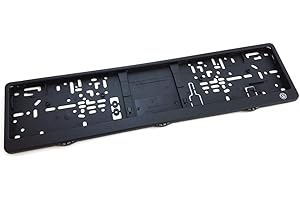 Volkswagen 000071801BC uchwyt tablicy rejestracyjnej, ramka tablicy rejestracyjnej, uchwyt tablicy rejestracyjnej, z nowym logo VW