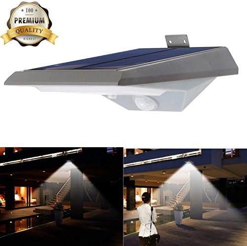 Solar Motion Sensor Light Outdoor, iThird 18 LED Solar Powered Security Lights for Deck Porch Patio Waterproof & Auto On / Off