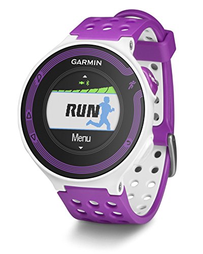 Garmin Forerunner 220 GPS Running Watch with Colour Display and Heart Rate Monitor - White/Violet