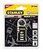 Produktbild STANLEY Kwikset Zahlenschloss TravelMax TSA 30 mm 3-Ziffer plus Clip, schwarz, S742-062