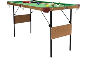 Charles Bentley 4ft 6in Snooker/Pool Table Green Including Balls & 2 Cues