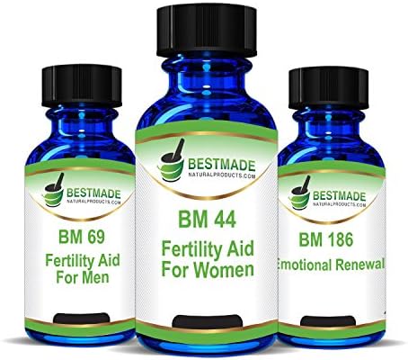 Natural Fertility Kit- Formula for Couples Improves Reproductive Health, Regulates Hormone Production for both Men and Women, Boosts Libido &amp; Helps Clear Emotional Trauma and Stress,