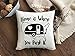 Produktbild Prz0vprz0v Home is Where You Park it Pillow Cover, Camper Pillow Cover, Travel Trailer Pillow Cover, USA Pillow Cover, Square Pillow Cover with Zipper 18 x 18 Inch