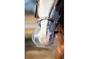 KM ELITE PRODUCTS LTD LEADING THE WAY KM Elite ThinLine Flexible Filly Grazing Muzzle - Soft Light & Durable Protect from Overeating (Large)