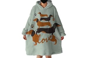 Sleepwish Wearable Moon Blanket Neon Sweatshirt für Damen und Herren, Star Oversized Sherpa Fleece Decke Hoodie