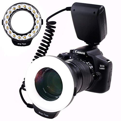 SAMTIAN Anneau flash avec 18pcs SMD LED Light 3 Times la luminosit que 48pcs LED Ring Flash pour Canon Nikon Sony Panasonic Olympus Comme Canon 550D 70D Nikon D3000 D5000 D7000 reviews SAMTIAN Anneau flash avec 18pcs SMD LED Light 3 Times la luminosit que 48pcs LED Ring Flash pour Canon Nikon Sony Panasonic Olympus Comme Canon 550D 70D Nikon D3000 D5000 D7000