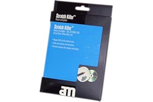 CrazyGadget® Scratch Killer Repair Recovery and Polish Kit for CD, CD-ROM, DVD, Game Discs, Photo Discs etc.