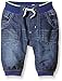 Pumpkin Patch Baby-Boys Rib Waist Banana Jean Plain Jeans, Blue (Denim), 3-6 Months (Manufacturer Size:3-6M))