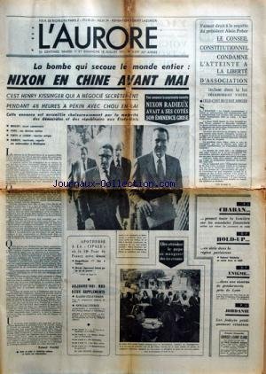 AURORE (L') [No 8359] du 17/07/1971