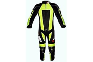 BI ESSE - Combinaison mini moto professionnelle pour enfant en cuir et Cordura