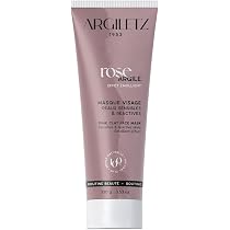Argiletz Rosa Ton Maske – 100 G, Gebrauchsfertige Gesichtsmaske Für Reine, Gepflegte Haut
