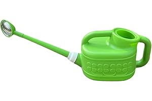 perfk Arrosoir à Longue Bouche avec tête de saupoudrage Amovible Grand arrosoir à Fleurs étanche pour Plantes d'intérieur et d'extérieur Bonsai Pot, 4L