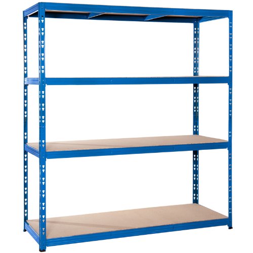 pro-bau-tec Weitspannsteckregal 350 kg, 1800 x 1600 x 600 mm, 10239