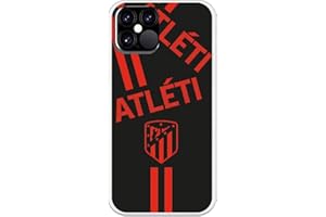 Personalaizer Funda Original Compatible con iPhone 12-12 Pro - ATM Fondo Negro Escudo Monocromo 20-21