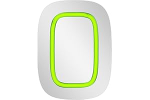 AJAX - AJ-Button-W - Bouton d'urgence sans Fil Blanc pour système d'alarme Ajax