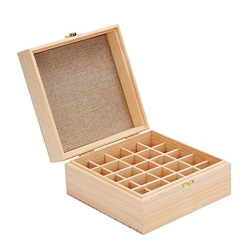 gbtree 25-bottles ätherisches Öl Feld Tragetasche enthält 25 5,10,15 ML und 10 ml Flaschen Öl Fällen für ätherische Öle