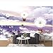 Produktbild Xbwy 3D Kundenspezifische Fototapete Lavendel Heißluftballon Tv Hintergrund Wand Wohnzimmer 3D Wand Ls Tapete Für Wände 3 D -250X175Cm
