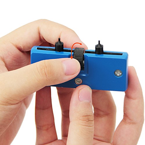 Uhrenwerkzeug, Gehäuseöffner, Uhrenreparatur Zilong verstellbarer Uhr Werkzeug zu öffnen und schliessen für Schraub-Deckel Uhren - 5