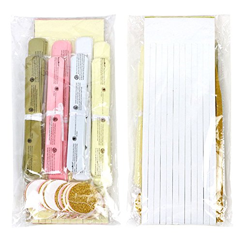Paxcoo 35 Stk. Minze Gold Tissue Papier Pom Poms Quaste Girlande für Baby Dusche Party Dekorationen - 2