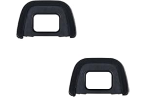 (2 Pezzo) JJC Conchiglia Oculare Mirino per Fotocamere Nikon D750 D610 D600 D300s D300 D200 D100 D90 D80 D70S D70 D60 D7100 D7000 D5100 D5000 Sostituisce Nikon DK-21/DK-23