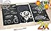 Produktbild Herdabdeckplatten ca. 0,8 cm HOCH, 2-tlg. Set schwarz-weiss, schwarz mit weißer Beschriftung italienisches Glasdesign, Herdabdeckung + Spritzschutz Glas, Herdblende,Herdabdeckplatte für Elektroherd Kochfeld-Abdeckplatte - auch als Schneidebrett Maße viereckig je ca. 52 cm x 30 cm x 0,8 cm - Herdplatten Abdeckung Schneidbretter Glaskeramik Kochfelder Kochplatten, Herdset einzeln doppel doppelt rund, Kinderschutz für Herdfeld Herdglas Ofen Backofen, Herdzubehör, Kochfeldplatte
