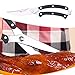 Produktbild Küchenschere, Mehrzweck Ergonomie Design Firma Durable Heavy Duty Edelstahl Utility Schere für Geflügel, Fisch, Fleisch, Gemüse, Kräuter, Nüsse, Weinflaschenkapsel und Grills