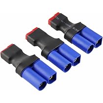 3x Adapter EC3 Stecker Männlich Auf Deans Stecker Weiblich – Für LiPo Akkus & ESCs, Ohne Kabel