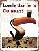 Produktbild Blechschild, Retro-Vintage-Stil, 20 x 15 cm, ideal für Pub, Schuppen, Bar, Büro, Mann, Höhle zu Hause, Schlafzimmer, Esszimmer, Küche, Geschenk – Guinness Drink Beer Ale Stout Toucan Bird Metallschild