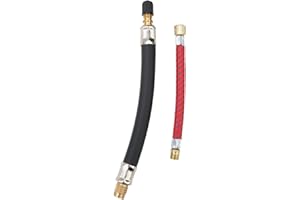Jowrun Pneumatici Estensione Valvola, Gomma Prolunghe Valvola, Pneumatico Adattatore, Prolunga Flessibile per valvole Pneumatici, per Scooter Auto Moto Bici Camion