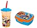 Produktbild Feuerwehrmann Sam Pausen-Set Premium Brotdose und Trinkbecher mit Strohhalm als Set