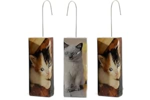 cosedacasa Evaporatore umidificatore per termosifone da calorifero vaporizzatore Decoro Gatto Set da 3