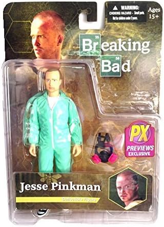 Breaking Bad Jesse Pinkman Blue Hazmat 6" Action Figure by Mezco Toys