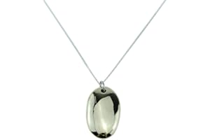 PIRANTIN 8th Wedding Anniversary Solid Bronze Pebble Pendant - 8th Anniversary