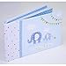 Blue Small Baby Boy Photo Album Holds 24 Photos 4 x 6'' Slip In Case -Elephant Kids -Ideal Gift